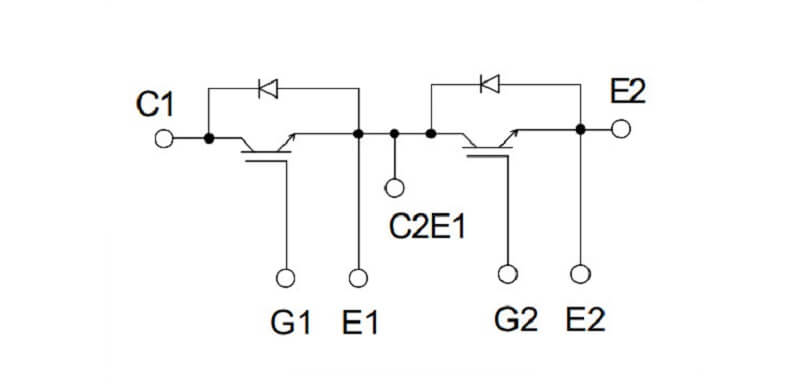 2MBI200PB-140 IGBT Fuji 200A 1400V - Ảnh 2