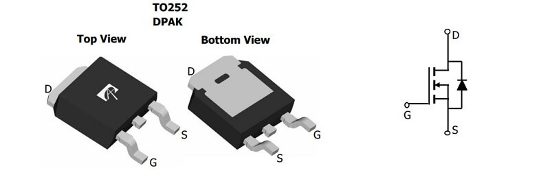 D484 AOD484 Mosfet kênh N 25A 30V TO-252 - Ảnh 4