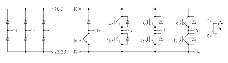 FP50R12KT4 IGBT infineon 50A 1200V mới - Ảnh 4