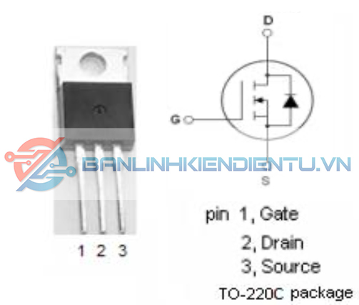 sơ đồ chân IRFB4615
