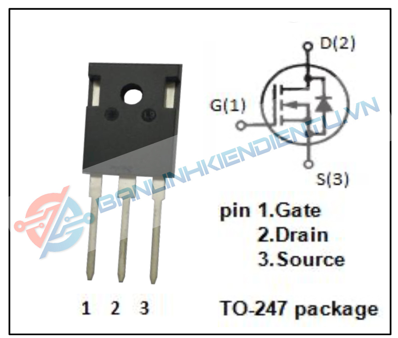 sơ đồ chân IRFP4568