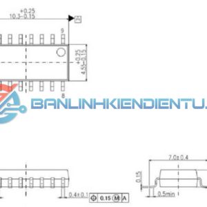 Kích thước của IC PC922