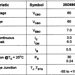 thong-so-2SD880-Y