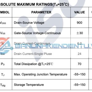 thông số kỹ thuật K4005