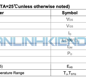 thông số kỹ thuật NCE6075K