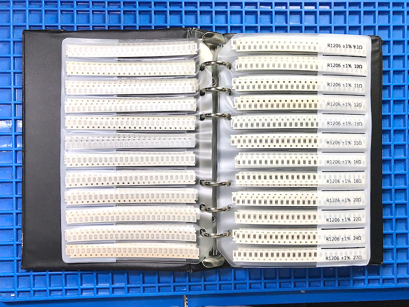 Sách điện trở dán 1206 độ chính xác 1% (170 loại mỗi loại 50 chiếc) - Ảnh 5
