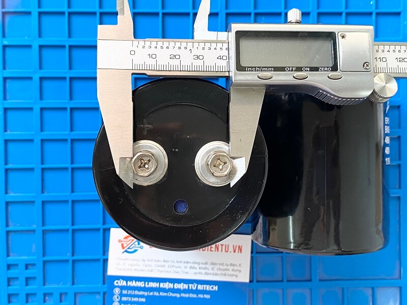 Tụ lọc nguồn EPCOS 4800uF 400V B43564-S9488-M1 76x116mm tháo máy - Ảnh 5
