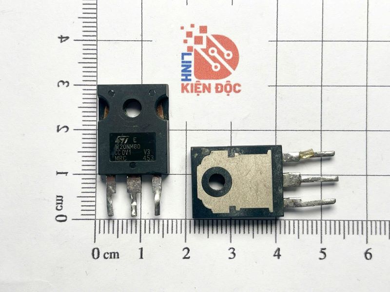 W20NM60FD Mosfet kênh N 20A 600V TO-247 (tháo máy) - Ảnh 4