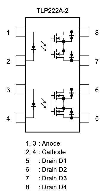 Sơ đồ cấu tạo TLP222A-2