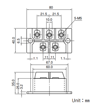 Kích thước DF60BA60