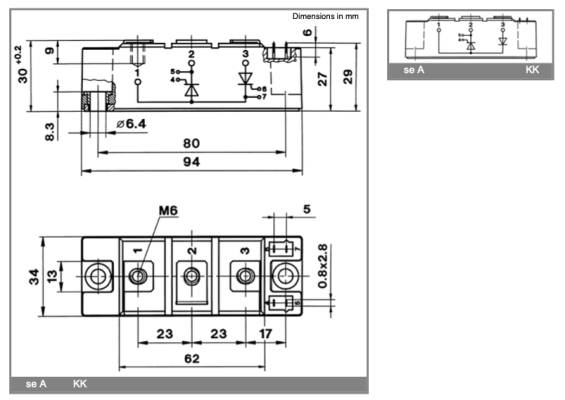 Kích thước SKKH162