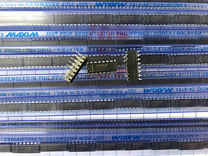 Max232epe MAX232EPE IC truyền thông giao giao tiếp RS232 DIP-16 - Linh Kiện Độc