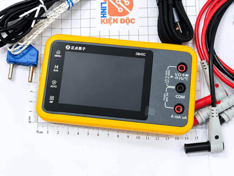 Đồng hồ vạn năng kỹ thuật số Zhengdian Atomic DM40C ( phiên bản nâng cao) tích hợp nửa kênh dao động, phát tín hiệu, thiết bị đo cầm tay ba trong một. - Ảnh 4