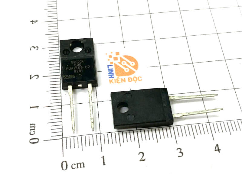 BYC20X-600 diode chỉnh lưu 20A 600V TO-220 - Ảnh 2