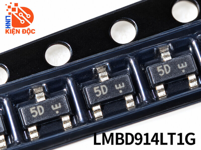 Diode LMBD914LT1G kí hiệu 5D SOT23 điện áp 100V dòng điện 200mA - Ảnh 2