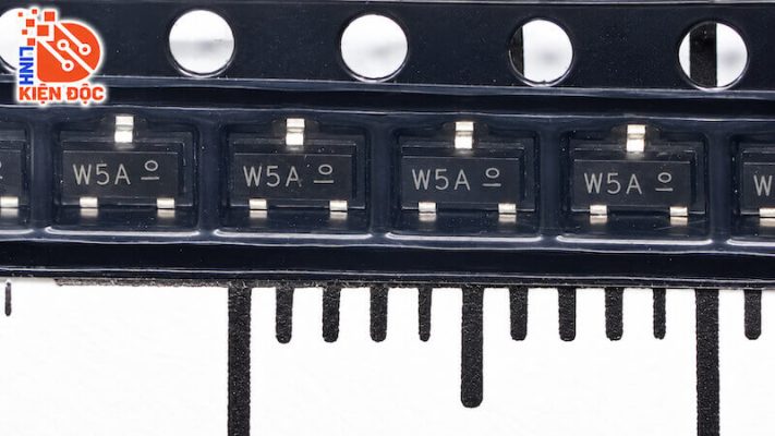 Diode PMBD6050 kí hiệu W5A kiểu chân SOT23